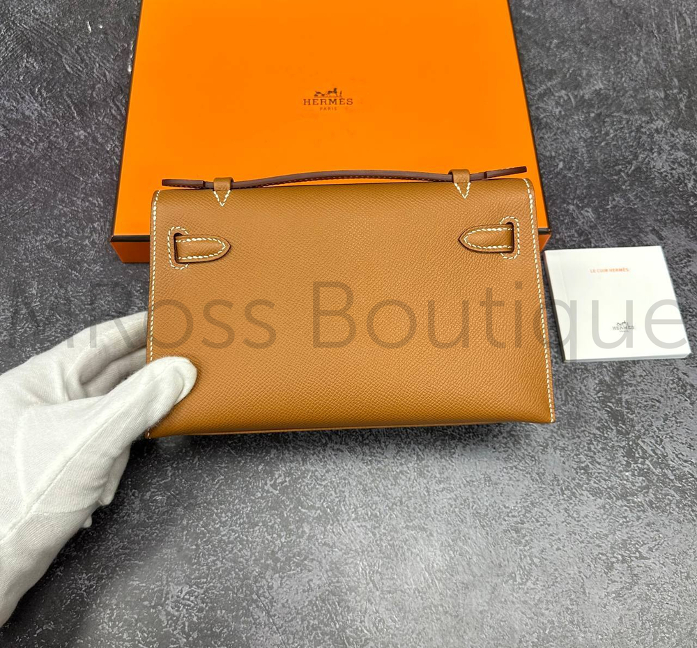 Сумка Hermes Kelly Pochette Caramel