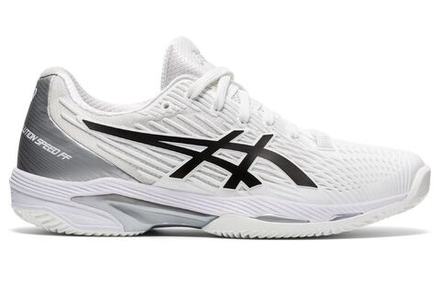 Женские Кроссовки теннисные Asics Solution Speed FF 2 Clay - white/black