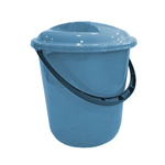 Ведро 12 л Rock'n'Roll с крышкой индиго