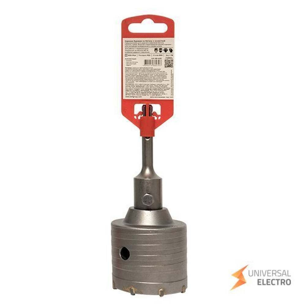 Коронка твердосплавная с оснасткой TCT-68 М22 SDS-plus EKF Master