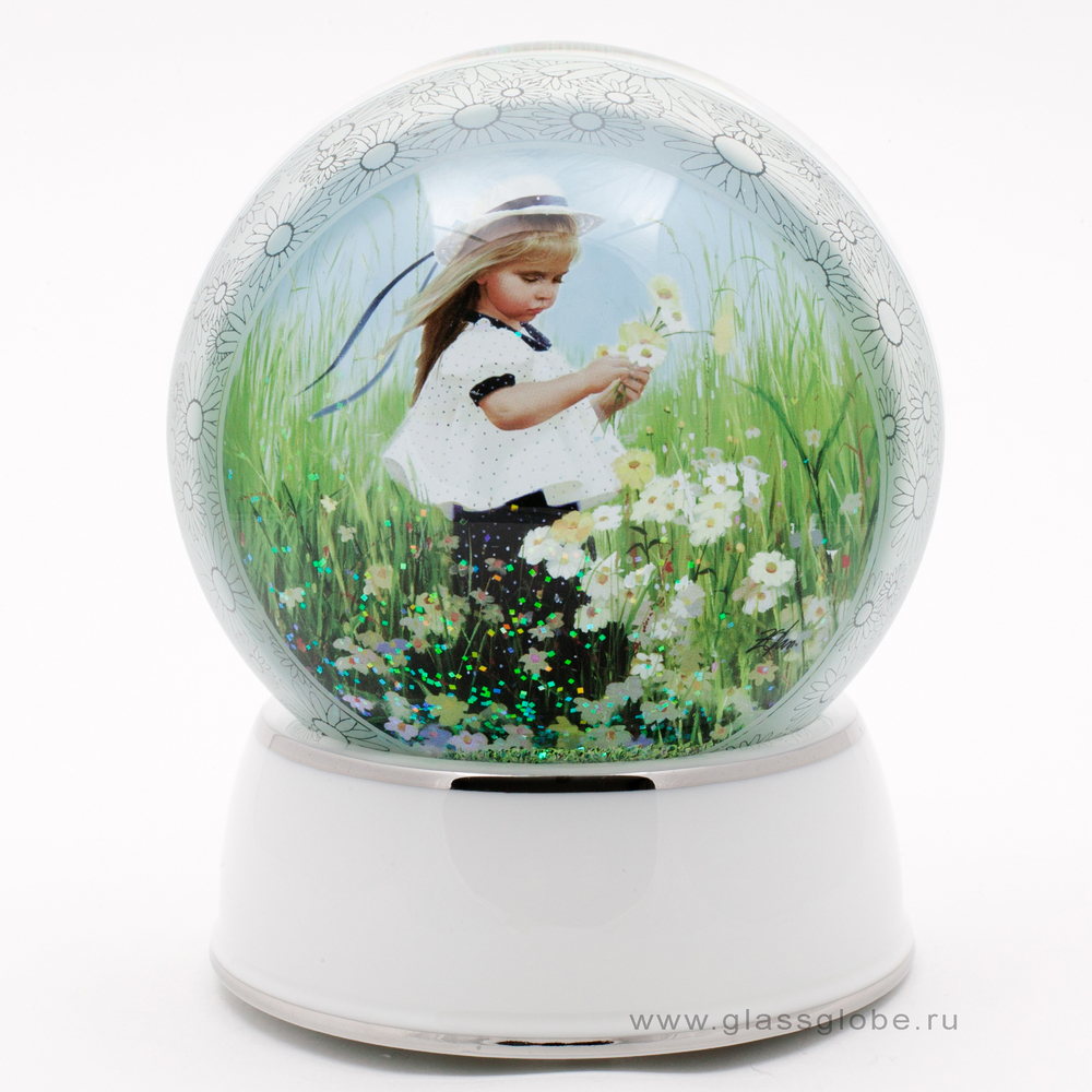 Снежный шар "Полевые цветы"