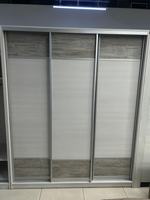 Шкаф-купе 3-х ств.без зеркала Пальмира Выбеленное дерево/артвуд темный