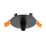 510007 Чаша потолочная встраиваемая (D60) д/подвода питания 510117 на 48В DUE HERMES ЧЕРНЫЙ