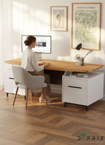 Стол компьютерный 185х75х75, Ochensol, письменный, для школьника, рабочий, офисный, белый, Dipriz