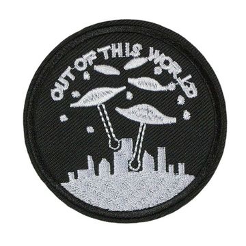 Нашивка термоаппликация на одежду и на рюкзак. Out Of This World, НЛО, Космос