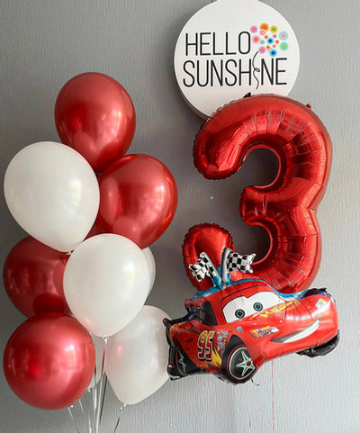 Набор шаров «Молния Маккуин»