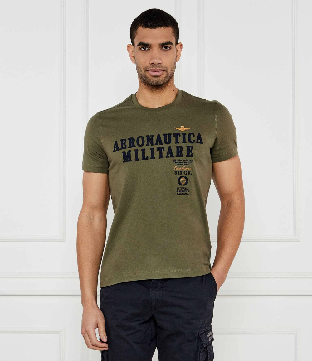 Футболка Aeronautica Militare - оливковый(TS2401J592)