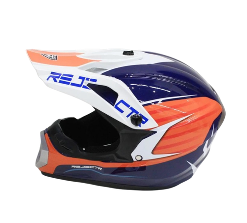 Шлем кроссовый взрослый MOTAX глянцево-синий-красный (G3) L(60) NP 600