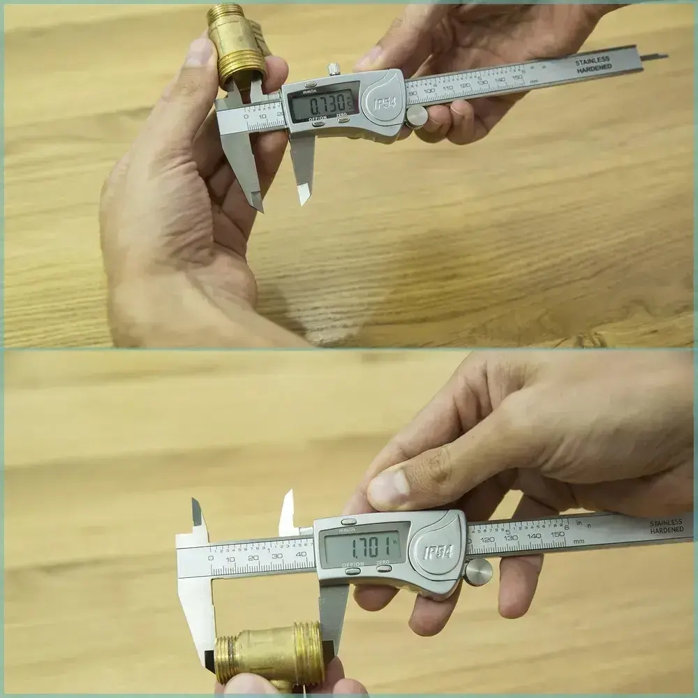 Штангенциркуль электронный металлический 0-150 мм IP54 Орбита OT-INM04