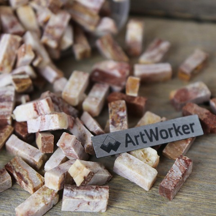 Колотый натуральный камень Оникс Aragonite, 350 гр