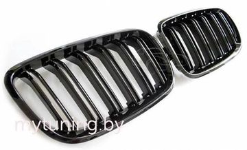 Решетка (ноздри) радиатора M LOOK GLOSSY BLACK для BMW X6 E71