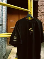 Футболка LCLS. x Гербарий Лютик черная