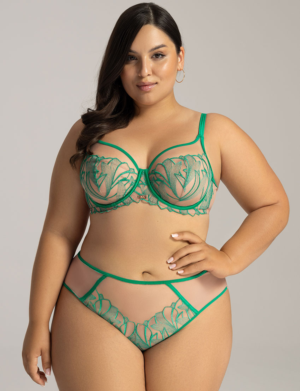Трусы слипы Ava MOSS 2161 figi green