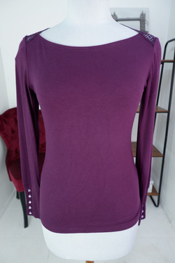 Блузка с кружевом на спине 46 размер