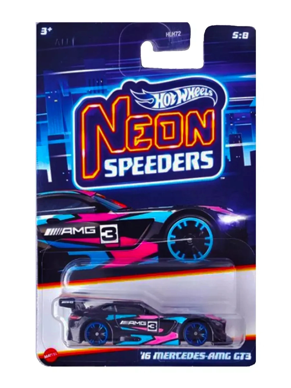Базовая машинка Хот Вилс Neon Speeders HLH72 HRW79