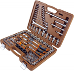 911120 Специальный набор инструмента, торцевые головки 1/4", 3/8", 1/2"DR, 4-32 мм и SAE 5/32"--1-1/4", ударные торцевые головки 1/2"DR, 17-23 мм, 120 предметов