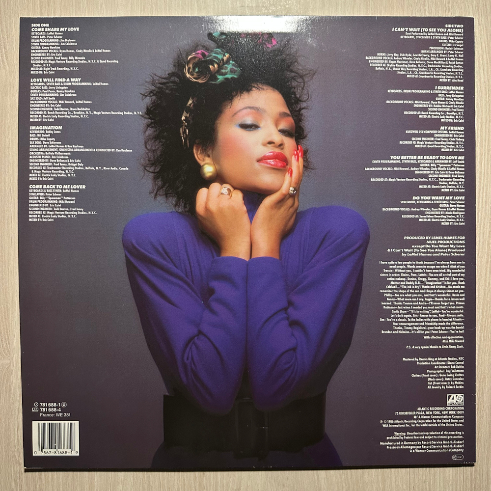 Miki Howard - Come Share My Love (Германия 1986г.)