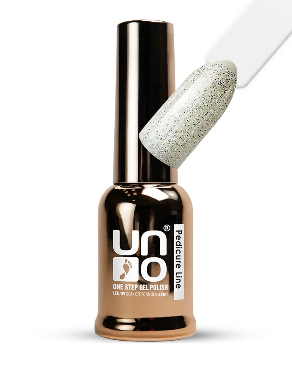 Uno Однофазный гель-лак 033 Pedicure Line, 8мл
