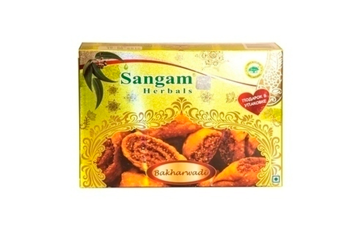 Печенье Sangam Herbals Bakharwadi Бхакхарвади кондитерское изделие 200 г