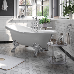 Ванна Migliore Bella на лапах "MIGLIORE" хром 170х80см  24624