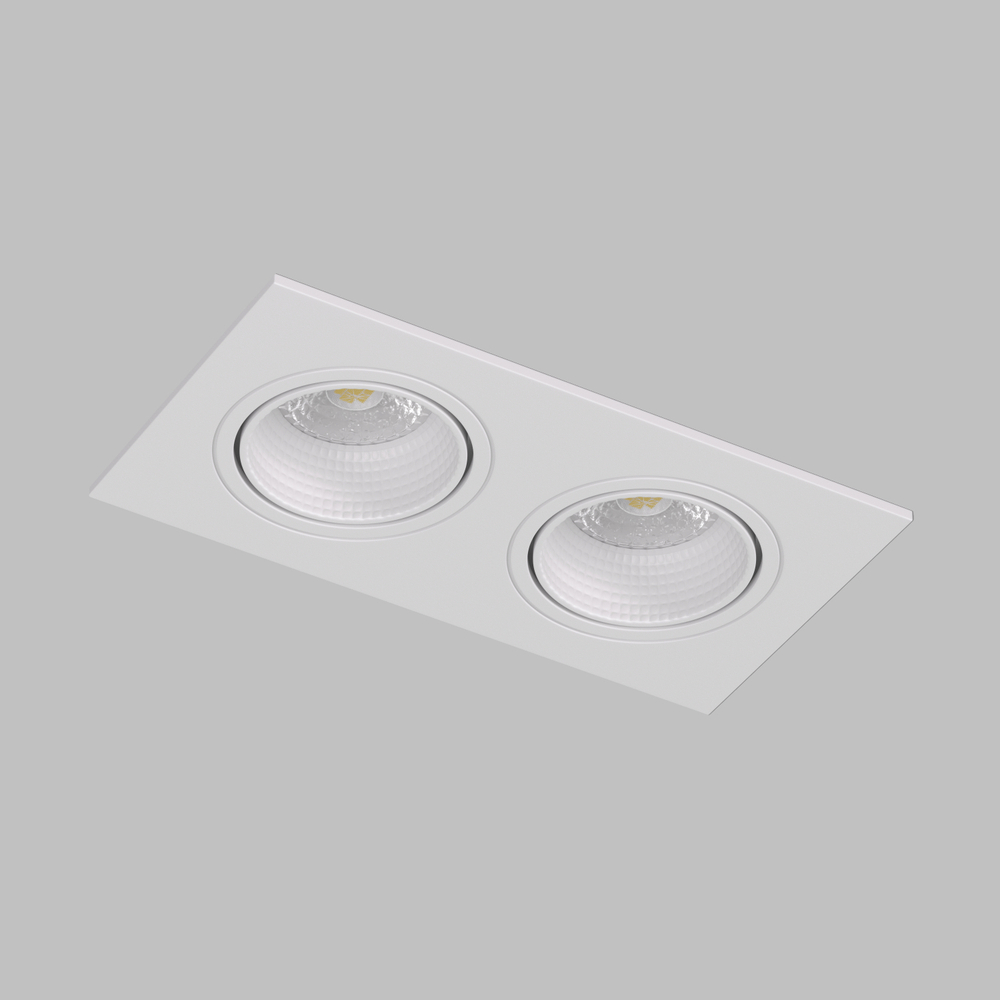 DK3072-WH Встраиваемый светильник, IP 20, 10 Вт, GU5.3, LED, белый/белый, пластик