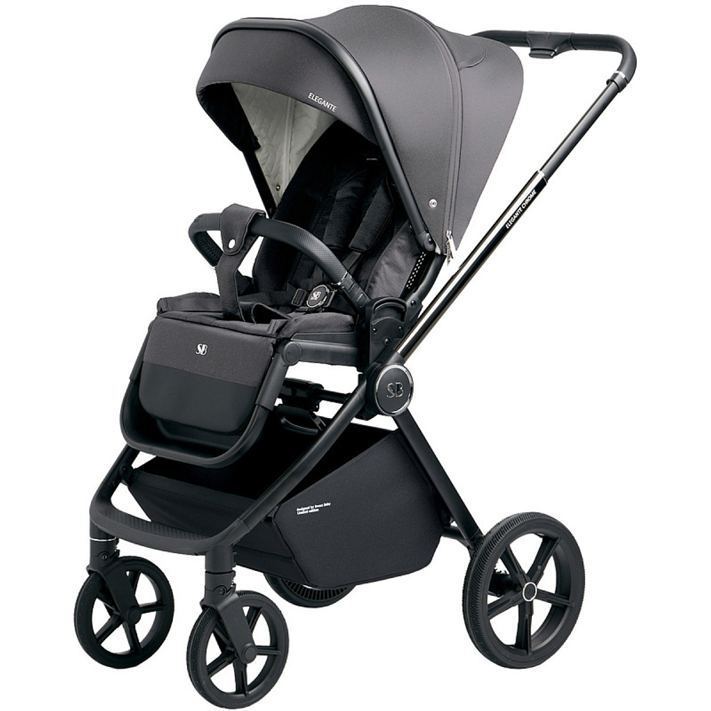 Детская коляска Sweet Baby Elegante 3 в 1 Chrome Grey 427224