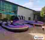 Надувная трасса «Мягкие гонки» безопасная, 16×8×3 м