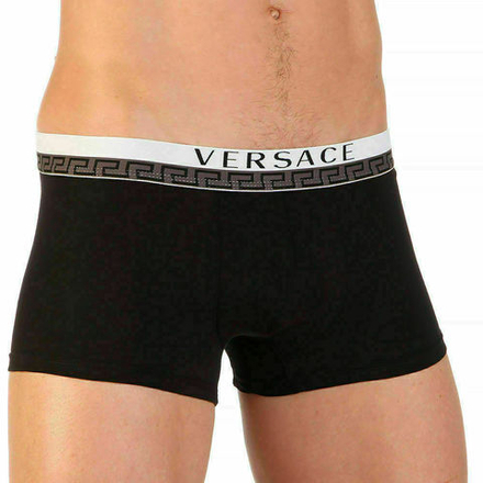 Мужские трусы боксеры черные Versace