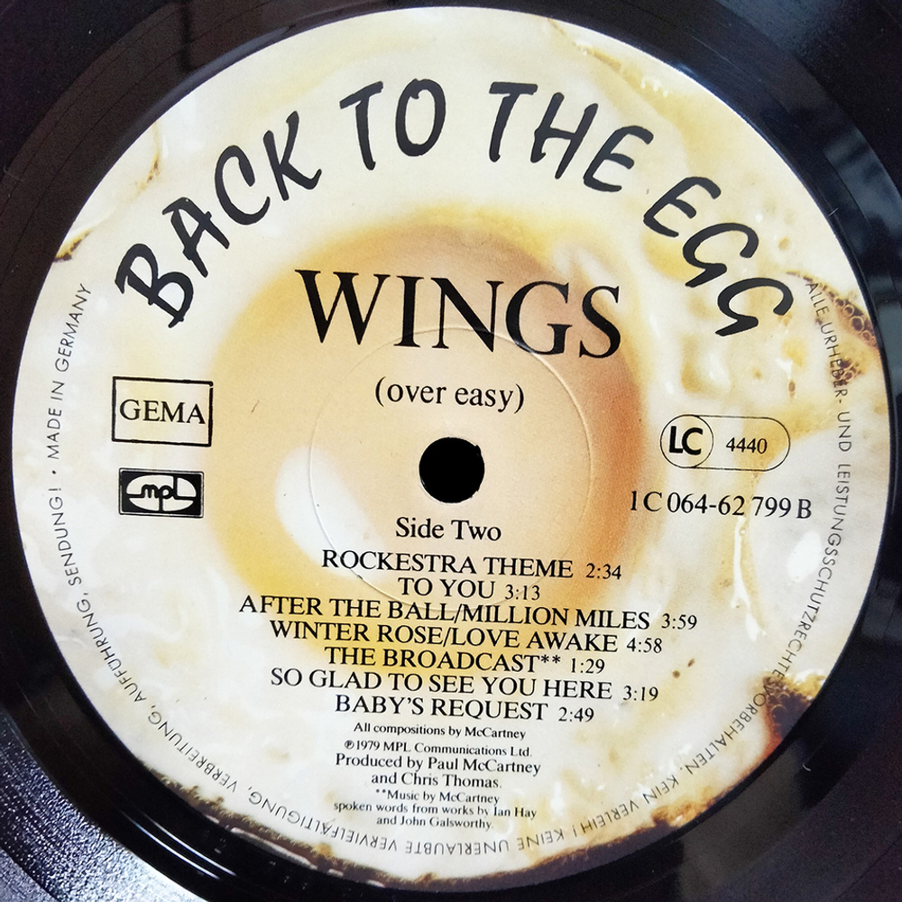 Wings / Back To The Egg (LP)