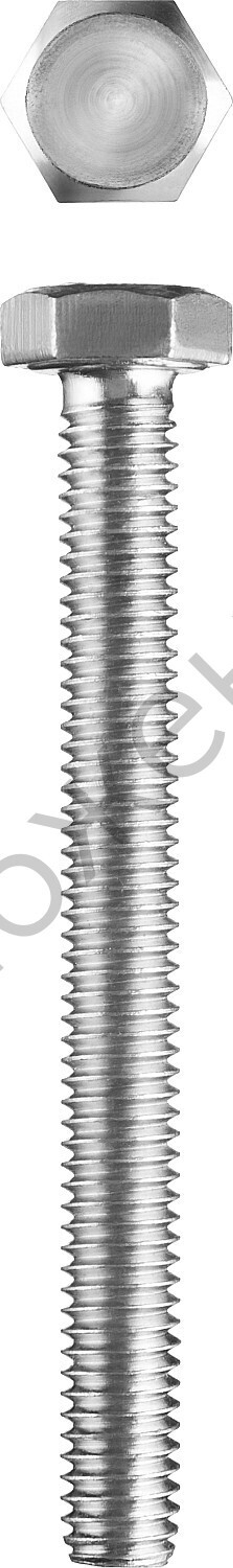 ЗУБР ГОСТ 7798-70 кл. пр. 5.8, M6 x 50 мм, болт оцинкованный, 5 кг (303080-06-050)