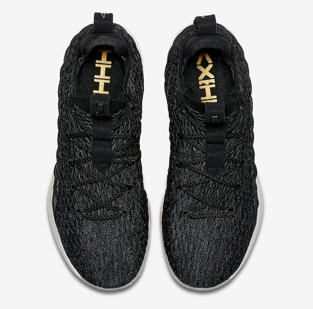 Заказать в Москве Nike LeBron 15 Low Black/Metallic Gold