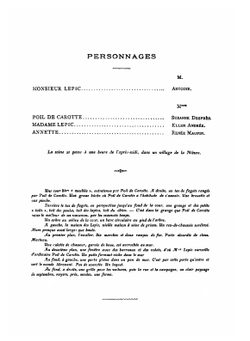 Poil de Carotte. Monsieur Vernet. Le plaisir de rompre. Le pain de ménage. La bigote | Jules Renard