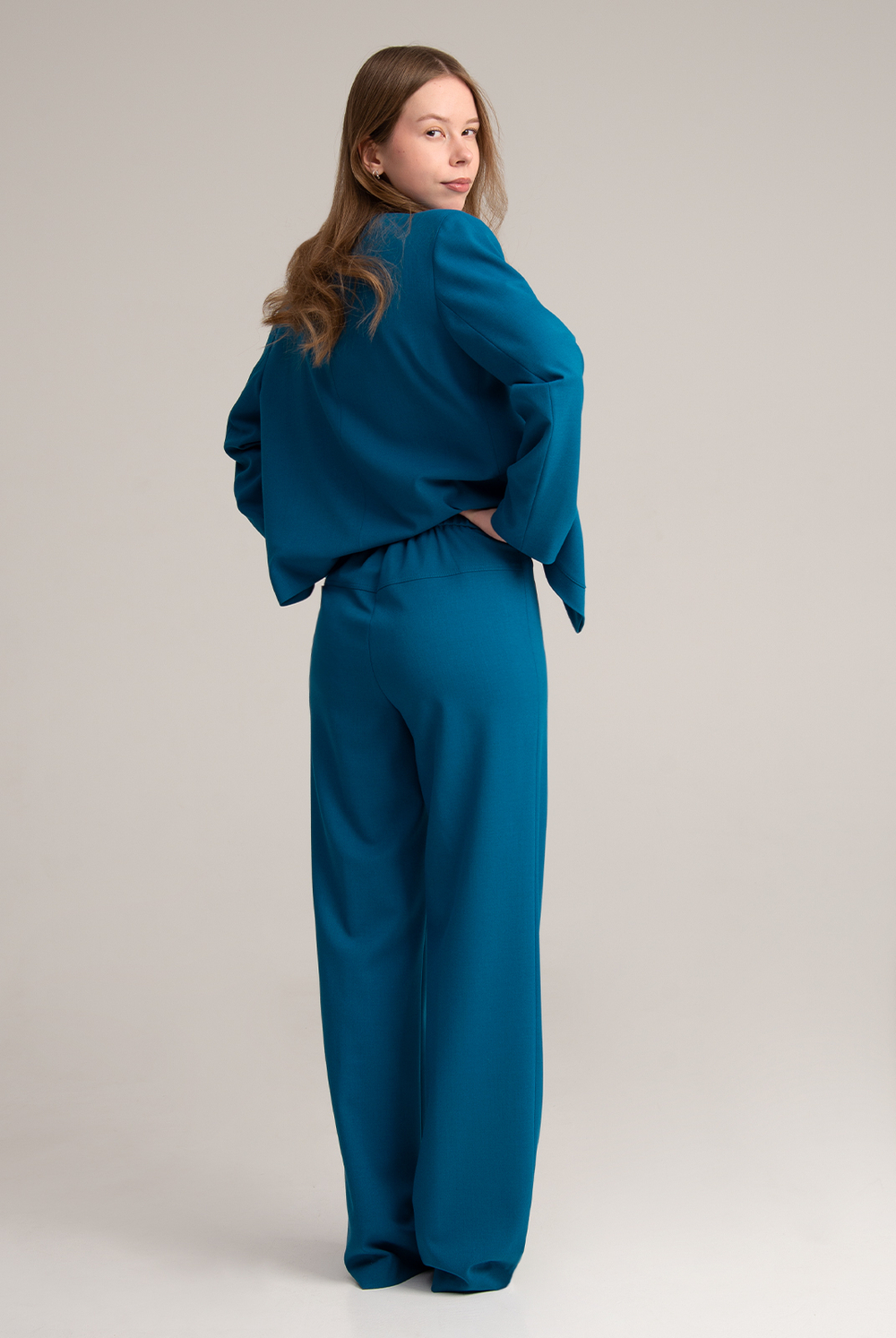 Брюки женские 3667зпа, морск.волна #519МВ023667зпа