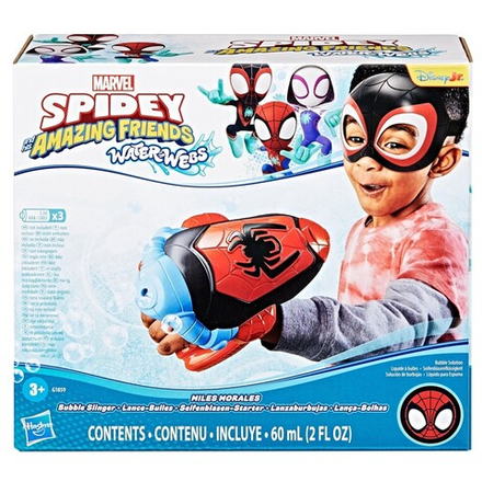 Hasbro Spidey and the Super Buddies - Water-Webs Bubble Launcher Miles Morales G1859