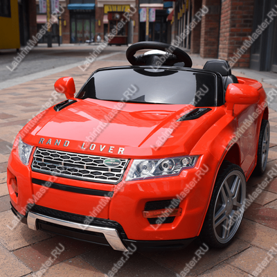 Детский электромобиль "Land Rover M6" красный