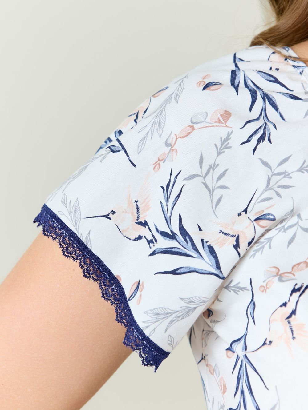 Ночная сорочка Рельеф-1 Виотекс СИНИЙ