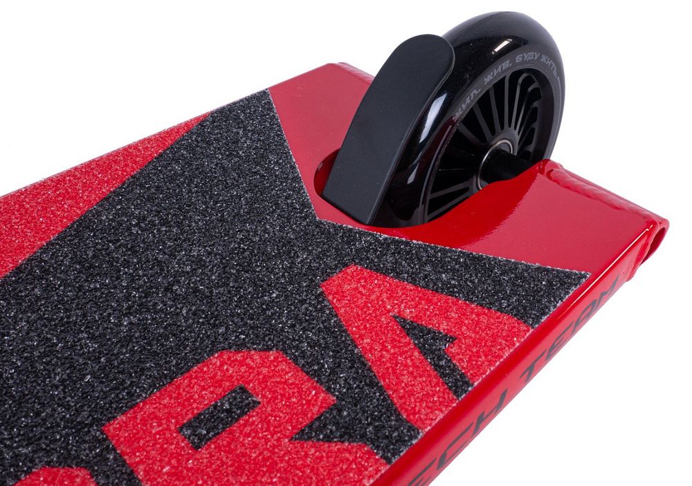 Трюковой самокат Tech Team Aurora red 1/4