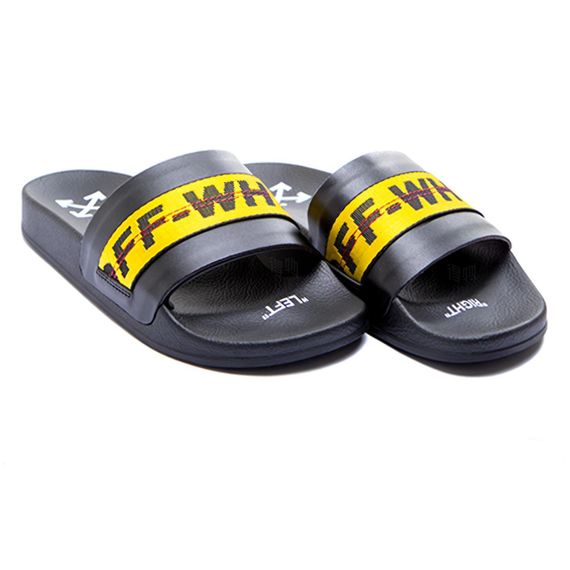 Off-White Industrial Slider 'Black Yellow'