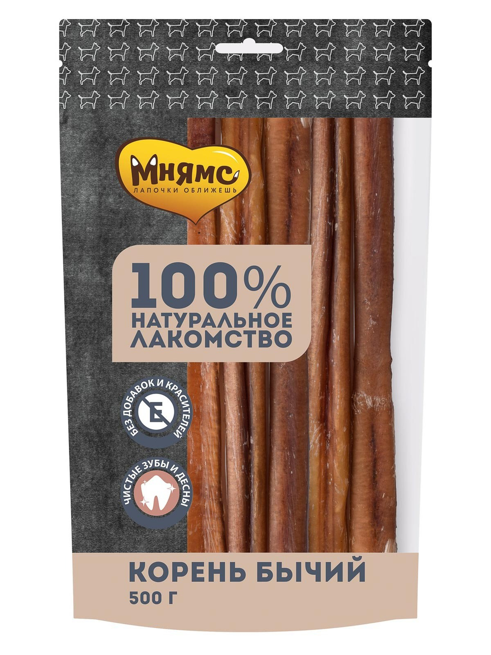 Лакомство Мнямс для собак Корень бычий 500 г