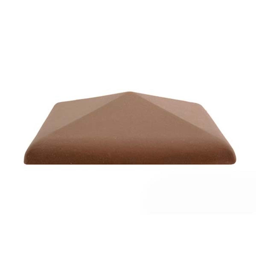 Колпак для забора С42 (425х425 мм) коричневый