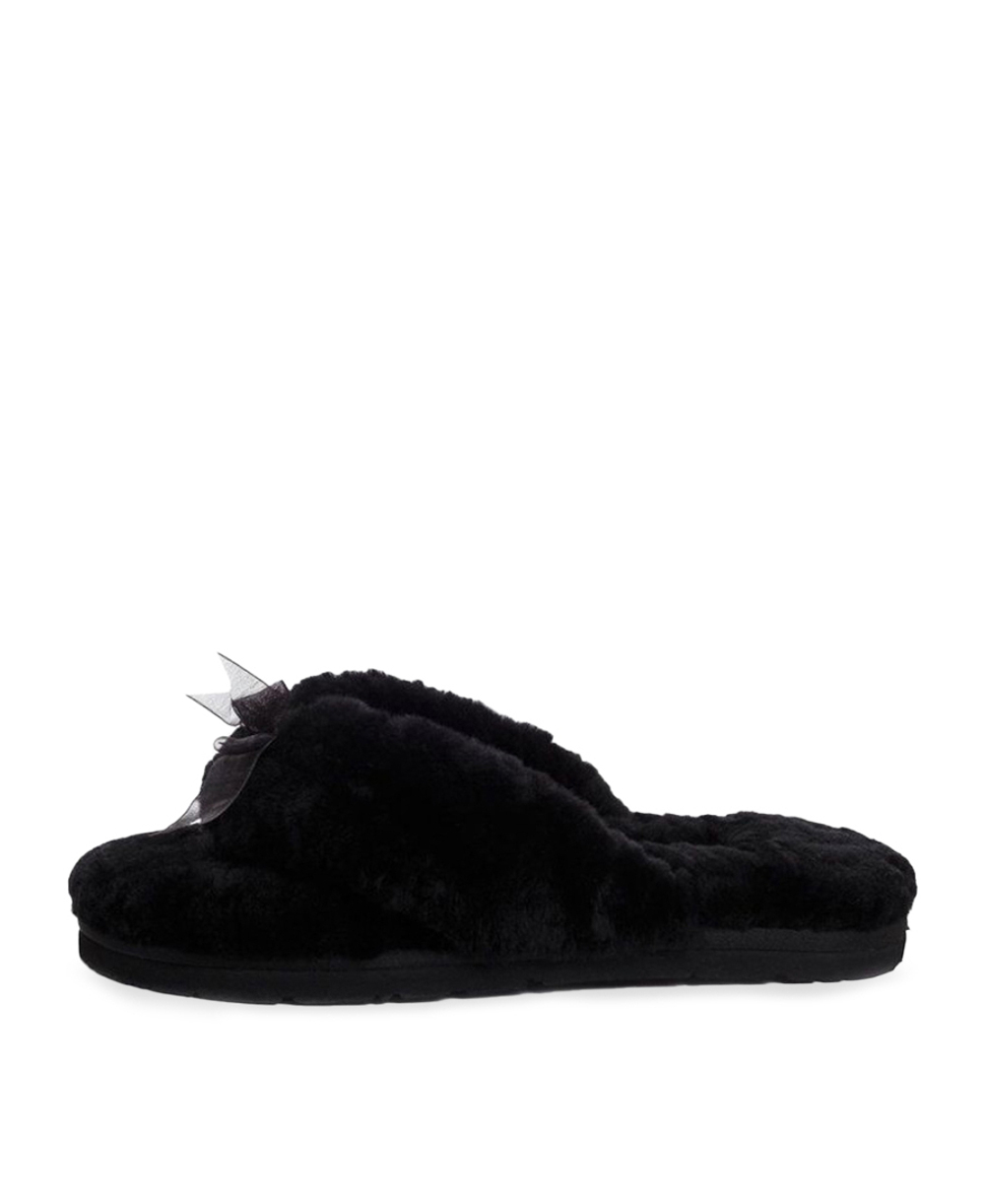 FLUFF FLIP FLOP II-black