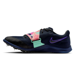 Шиповки беговые Nike Zoom Rival Jump Glam U Черно-Розовые