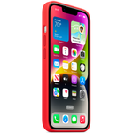 Силиконовый чехол с поддержкой MagSafe Apple Silicone Case для iPhone 14, Red (Красный)