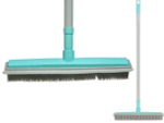 Швабра с ворсом из резины 31*5,5*6см и телескопическим черенком 70-120см "Rubber"