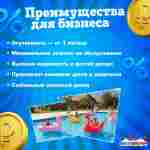 Электрическая бамперная лодка «Лебедь» XL, красная, взрослая на часовом механизме