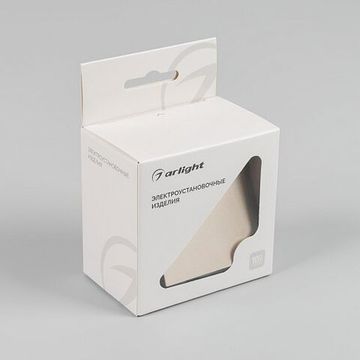 Механизм выключателя одноклавишный возвратная клавиша 049882 золото SWT-MKR1-PL-GD-V (250V, 10A) Arlight