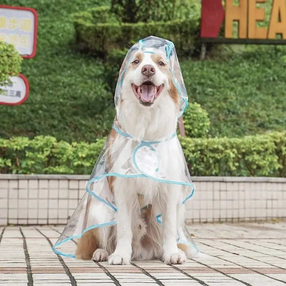 Дождевик для крупных пород собак «KOMFORT», прозрачный, р 4XL