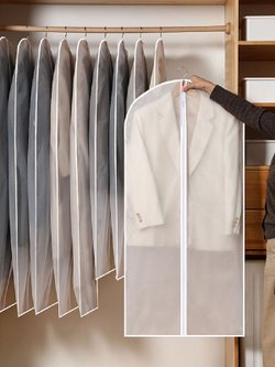 Чехлы для одежды, кофр, хранения вещей, подвесной на молнии 60х140см, 2шт.