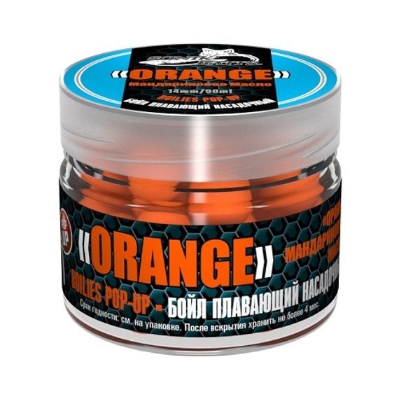 Бойлы насад. плав. 14мм Sonik Baits ORANGE-TANGERINE Oil Fluo Pop-ups 90мл