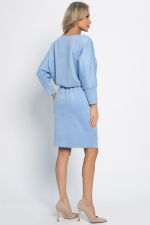 Платье Неслучайная встреча (пыльно-голубое) П15094-19М LT Collection